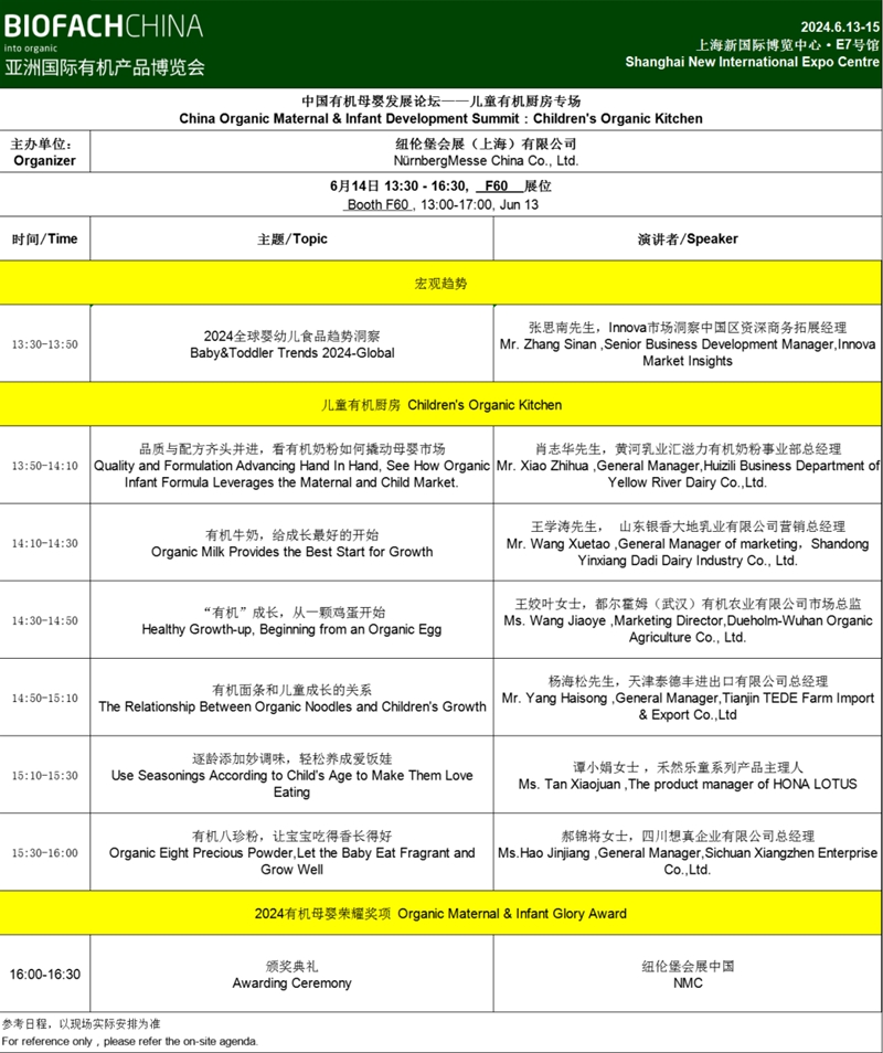 不负热爱探索有机产业新篇章BIOFACHCHINA2024亮点抢先剧透(图6)