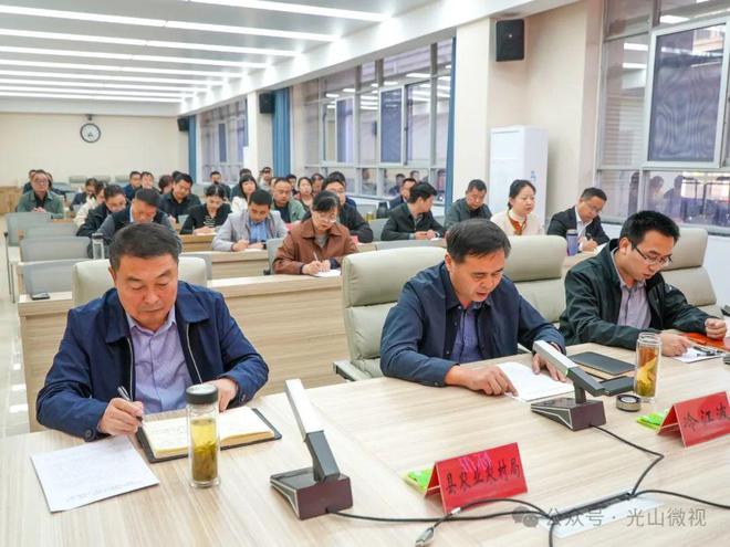 省验收组对光山县创建全国绿色食品原料标准化生产基地进行初验(图2)