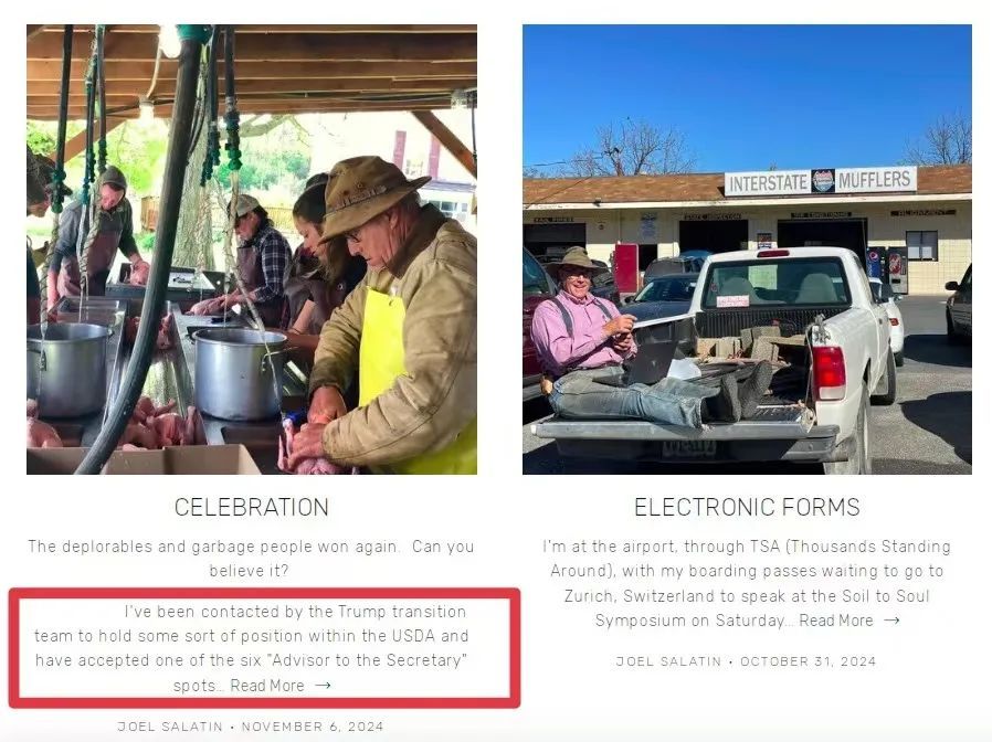 特朗普新任命的农业部顾问竟是这个“疯子农民”？(图2)