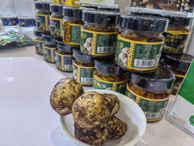 独具“孜”味！雅江松茸香飘农博会(图2)