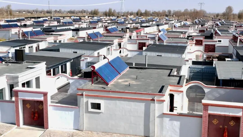 永昌县六坝镇星海村地质灾害避险搬迁点让乡村生活提质升级(图1)