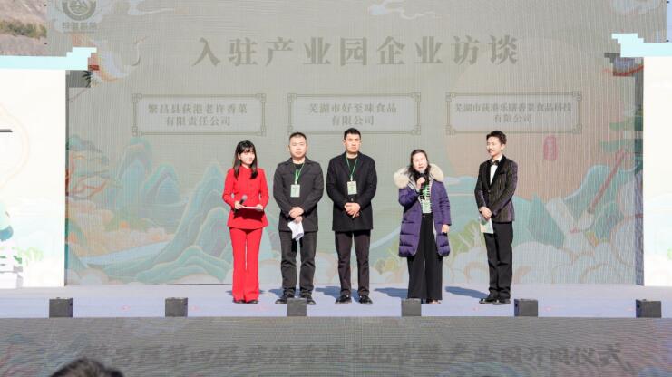 第四届芜湖荻港香菜文化节暨产业园开园仪式圆满落幕(图1)